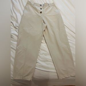 Zara Trousers | Cream | Size XL